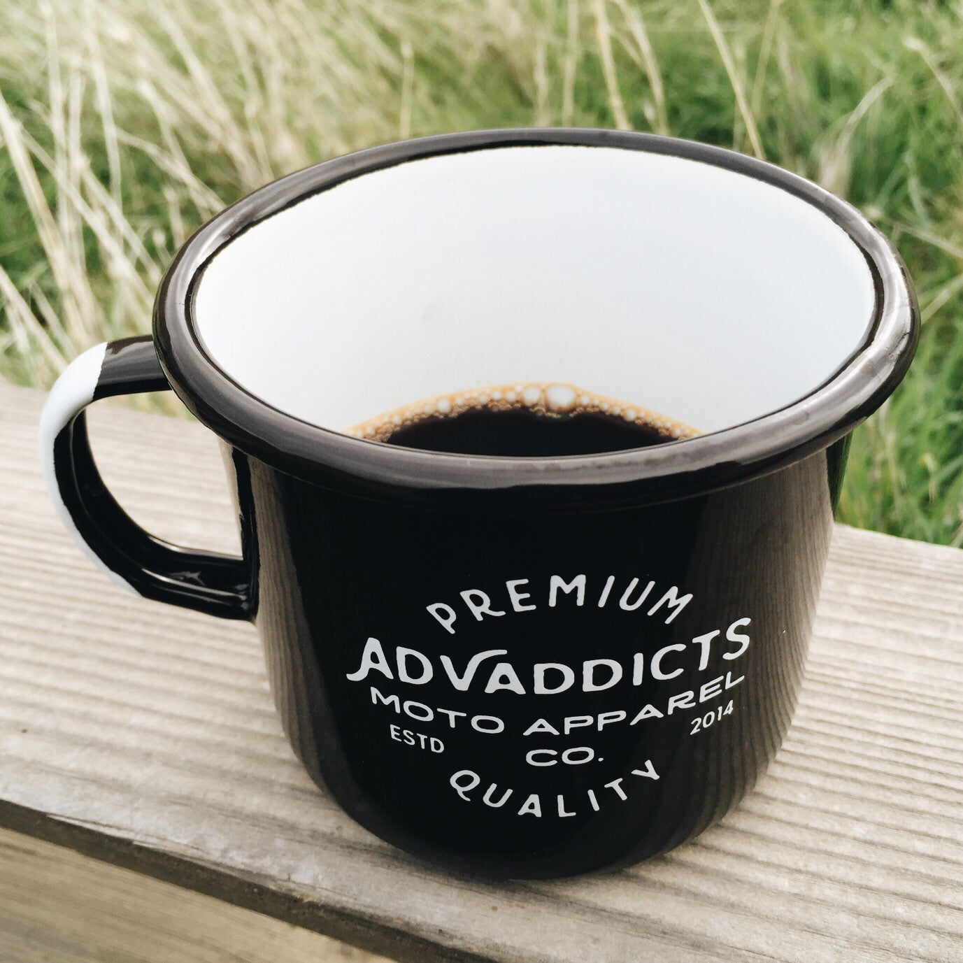 ADV ADDICTS Enamel Camp Mug