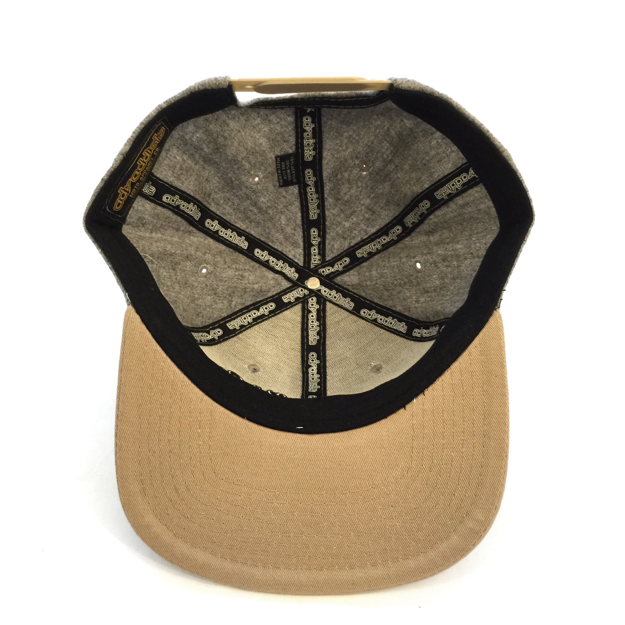RAMBLE SNAP BACK - Heather Grey/Khaki