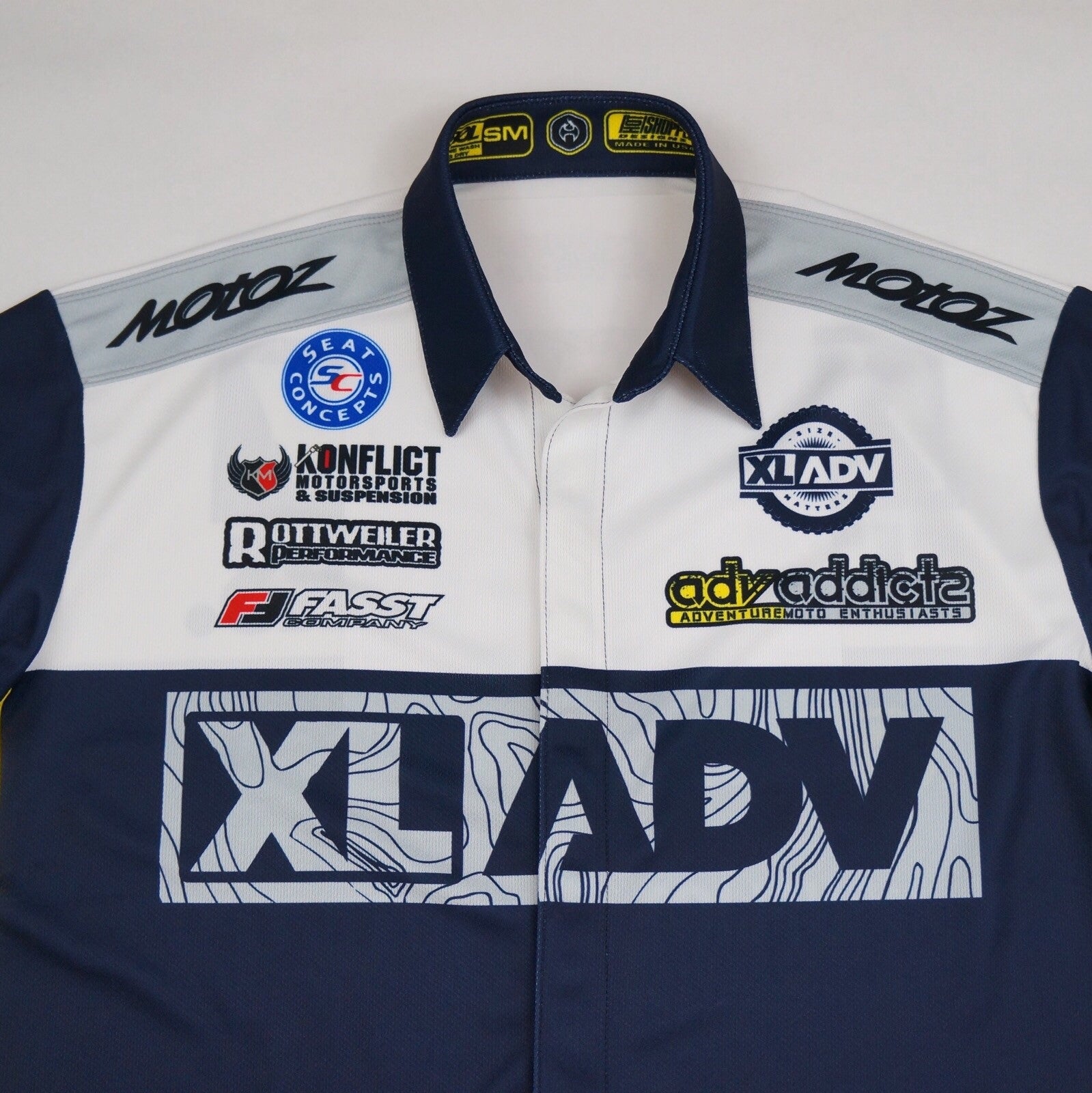 XLADV ADV ADDICTS FACTORY RACING CREW SHIRT