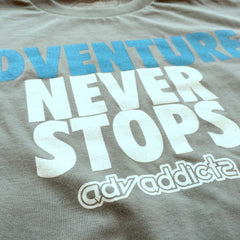 ADV NEVER STOPS TEE